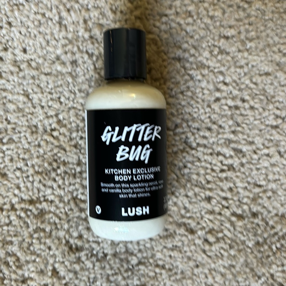 Lush Kitchen Exclusive Glitter Bug Body Lotion Shimmery Vanilla Neroli NWT